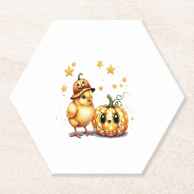 Fall Kaffeekürbis Tasse mit Katz Untersetzer (Vorderseite)