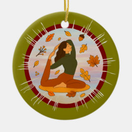 Fall Keramik Ornament