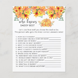 Fall Kürbis Blumengebirge Wer DADDY am besten kenn