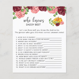 Fall Kürbis Blumengebirge Wer DADDY am besten kenn