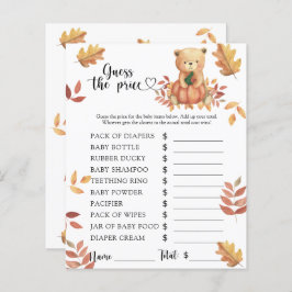 Fall Kürbisbär - Rate den Preis! Spiel