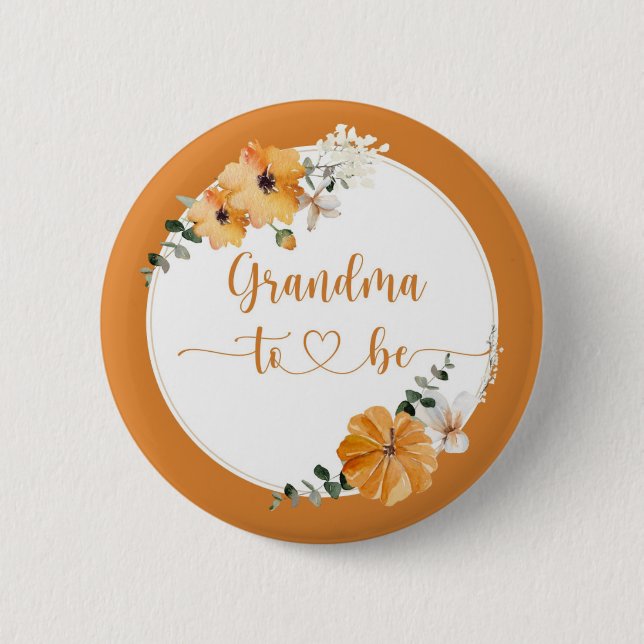 Fall Kürbisgranma zu Button (Vorderseite)