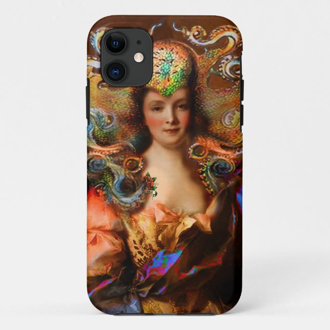 Fall Lady Tintenfisch iPhone 5 Case-Mate iPhone Hülle (Rückseite)