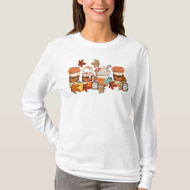 Fall Latte T - Shirt (Vorderseite)