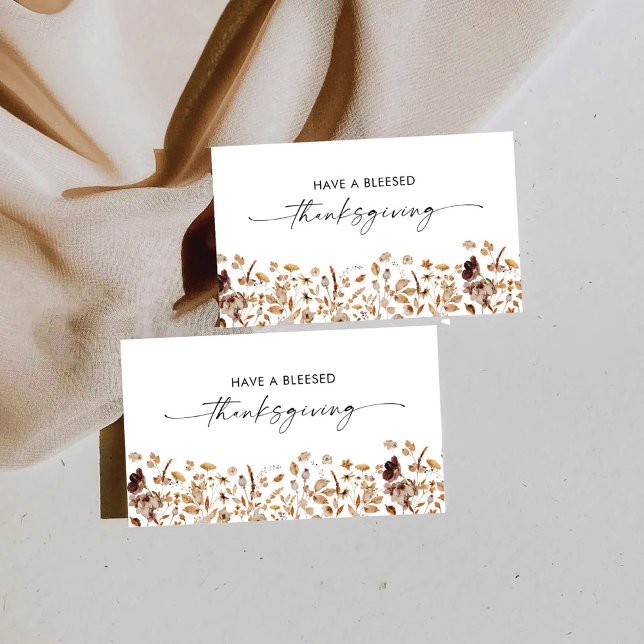 Fall Leaves Thanksgiving Enclosure Card Begleitkarte (Von Creator hochgeladen)