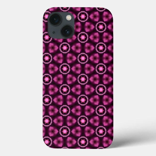 Fall lila Berry Geometric Case-Mate iPhone Hülle (Rückseite)