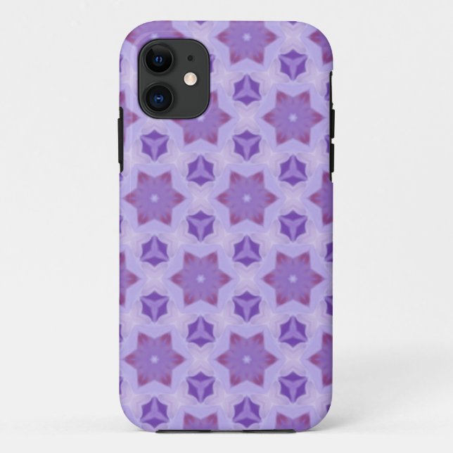 Fall lila Stars iPhone5 Case-Mate iPhone Hülle (Rückseite)