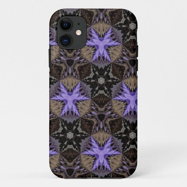 Fall lila Stars iPhone5 Case-Mate iPhone Hülle (Rückseite)