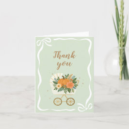 Fall Little Pumpkin Baby Dusche Dankeskarte