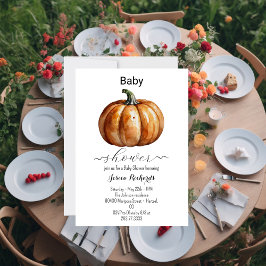 Fall Little Pumpkin Baby Dusche Einladung