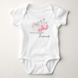 Fall Little Pumpkin Bodysuit Baby Girl Baby Strampler