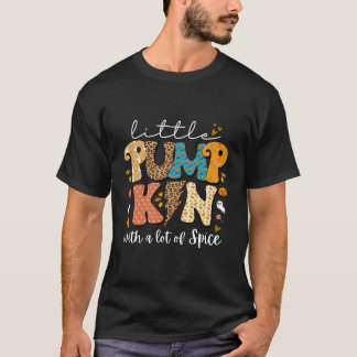 Fall Little Pumpkin mit viel GewürzHalloween Tod T-Shirt