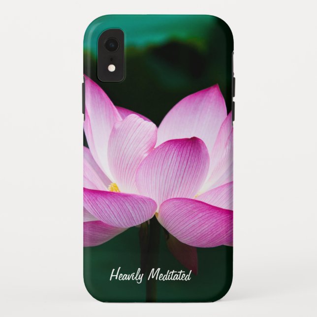 Fall Lotus Meditation Case-Mate iPhone Hülle (Rückseite)