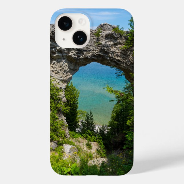 Fall Mackinacs Arch Rock Case-Mate iPhone 14 Hülle (Rückseite)