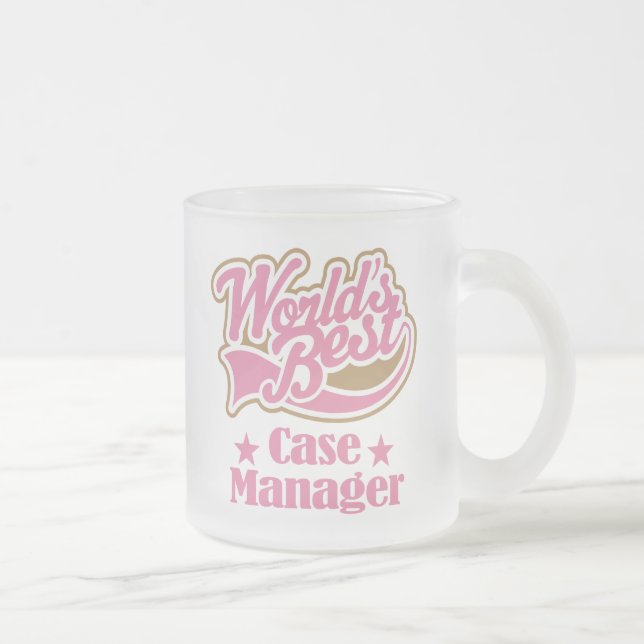 Fall-Manager-Geschenk Mattglastasse (Rechts)