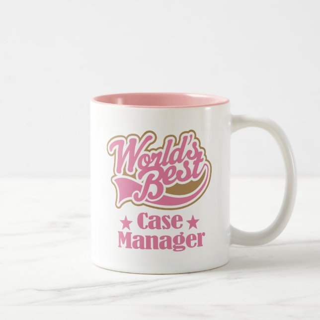 Fall-Manager-Geschenk Zweifarbige Tasse (Rechts)