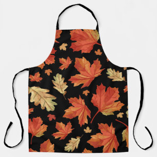 Fall Maple Blätter Erntedank Muster Schürze