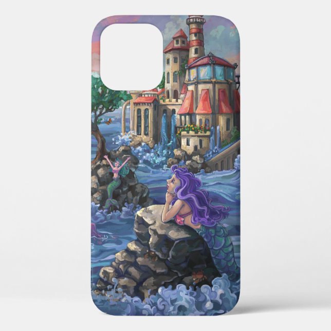 Fall Mermaid Castle Case-Mate iPhone Hülle (Rückseite)