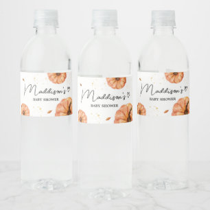 Fall Minimalistische Pumpkin Baby Dusche Flasche E