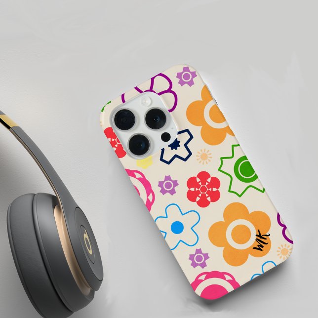 Fall mit dem iPhone-Monogram-Power der abstrakten  iPhone 14 Hülle (Von Creator hochgeladen)