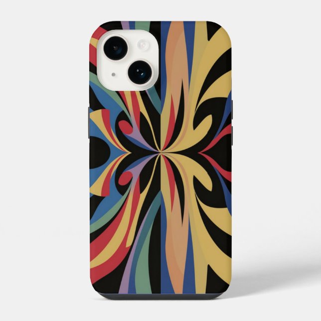 Fall "Moderne Kunst - Mate" für iPhone 14 Hülle (Rückseite)
