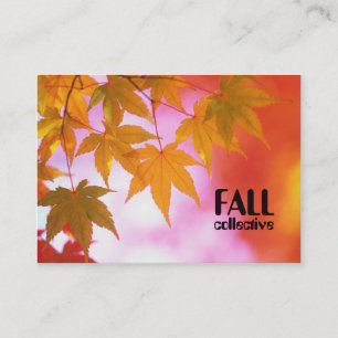 Fall-mollige zusammenVisitenkarten Visitenkarte