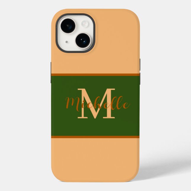 Fall Monogram Case-Mate iPhone 14 Case-Mate iPhone 14 Hülle (Rückseite)