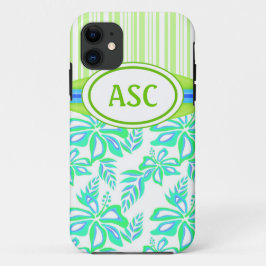 Fall Monogram Hibiskus Blume iPhone 5 title_seo2