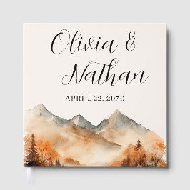 Fall Mountain Wedding Gästebuch