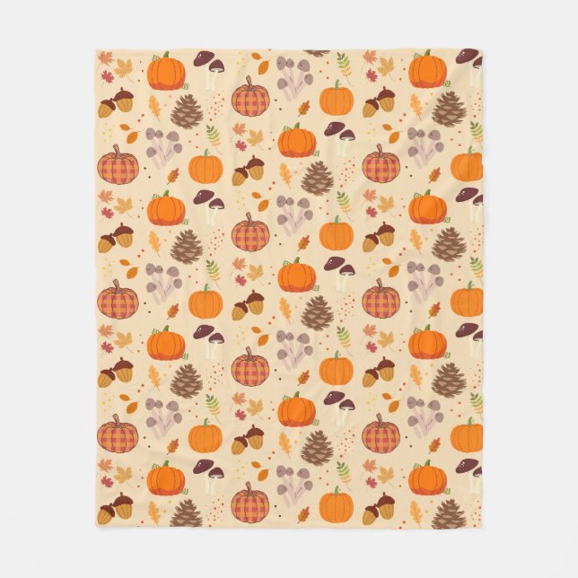 Fall Nature Fleecedecke (Vorderseite)