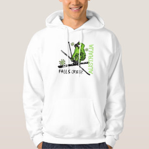 Fall-Nebenfluss-Australien grüner Skier-Typen Hoodie