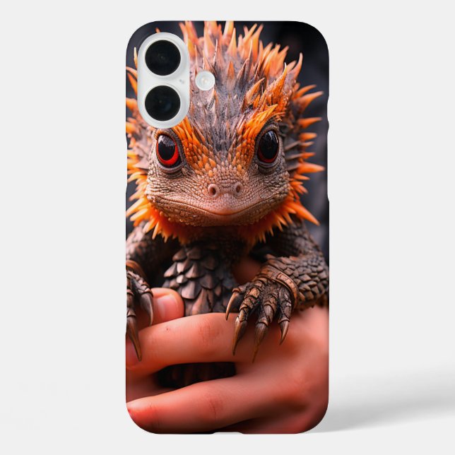 Fall niedlich Dragon Phone iPhone 16 Plus Hülle (Rückseite)