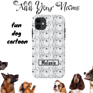 Fall niedlich Hunde Cartoon Name Case-Mate iPhone Hülle