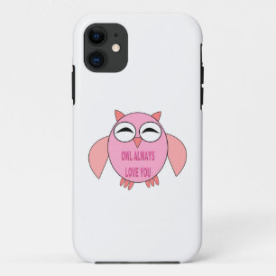 Fall niedliche Liebe Meldung Owl iPhone Case-Mate iPhone Hülle