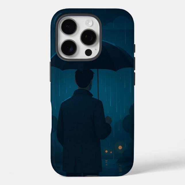 Fall Night City Skyline Case-Mate iPhone 16 Pro Hülle (Rückseite)