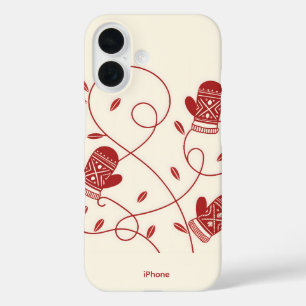 Fall Nordic Mitten iPhone 16 iPhone 16 Hülle