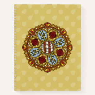 Fall Nouveau Spiral Notebook Notizbuch