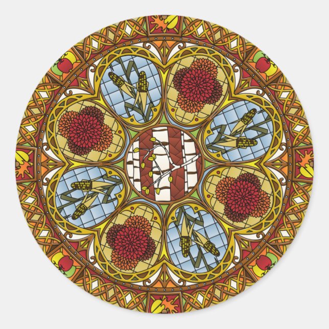 Fall Nouveau Sticker (Vorderseite)