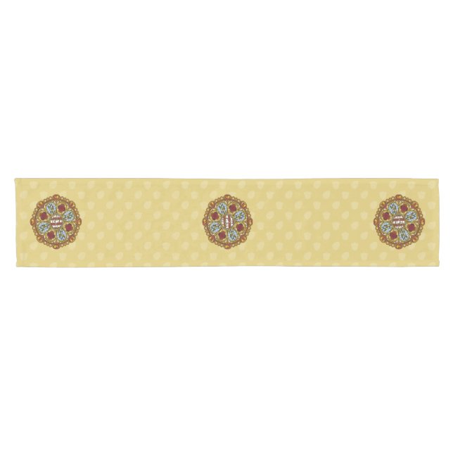 Fall Nouveau Table Runner Kurzer Tischläufer (Horizontal)