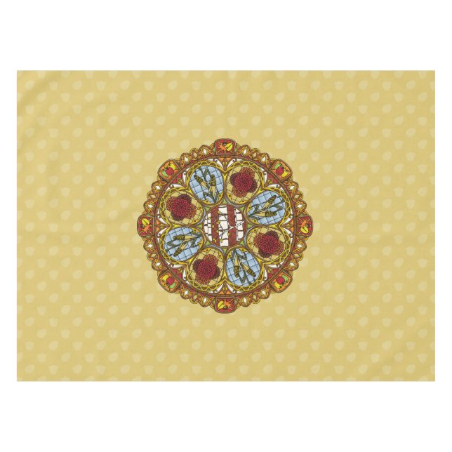 Fall Nouveau Tablecloth Tischdecke (Vorderseite (Horizontal))