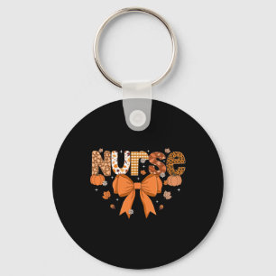 Fall Nurse Shirt Frauen Pumpkin Saison Danke Schlüsselanhänger