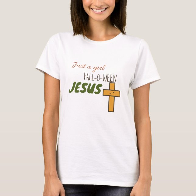 Fall-o-ween Jesus T-Shirt (Vorderseite)