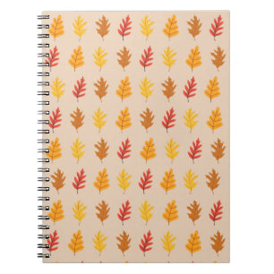 Fall Oak-Blätter Notizblock