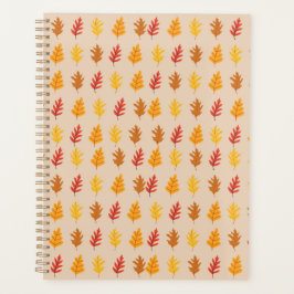 Fall Oak-Blätter Planer