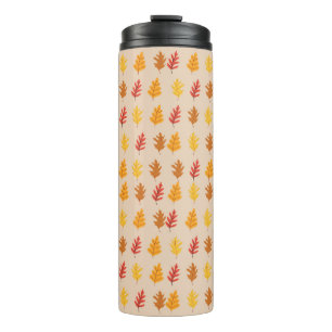 Fall Oak-Blätter Thermosbecher