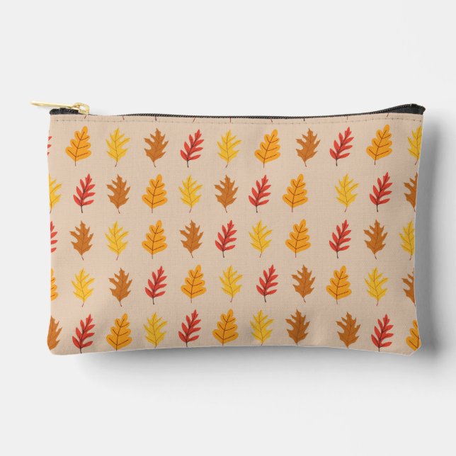 Fall Oak-Blätter Zubehörtasche (Vorderseite)