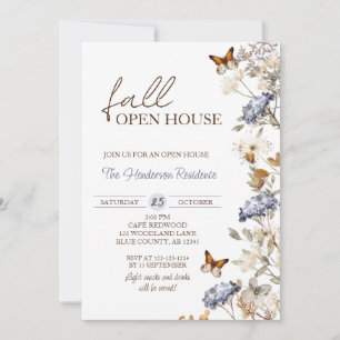 Fall Open House, Housewärme, Neues Zuhause-Party Einladung