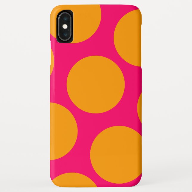 Fall Orange Polka Dot Case-Mate iPhone Hülle (Rückseite)