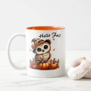 Fall Owl Coffee Tasse