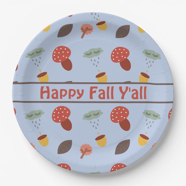 Fall Pappteller (Vorderseite)